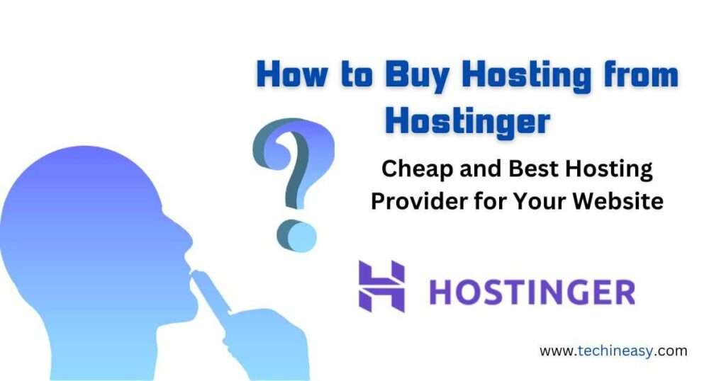 How to Buy Hosting from Hostinger